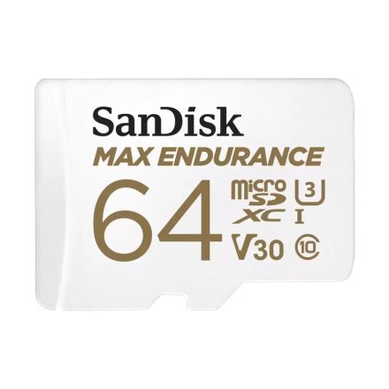 SanDisk Max Endurance microSDXC 64GB V30 memóriakártya (100MB/s) (00186473)