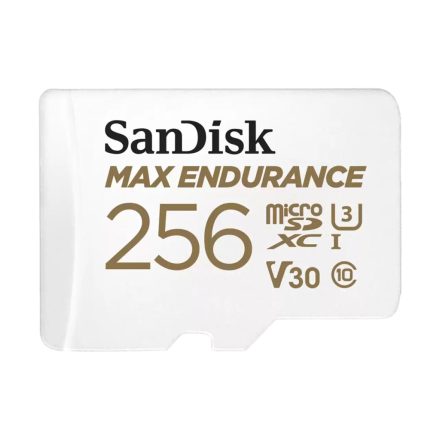 SanDisk Max Endurance microSDXC 256GB V30 memóriakártya (100MB/s) (00186475)