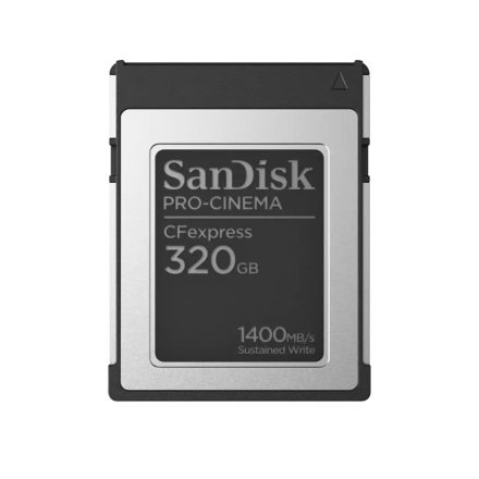 SanDisk Pro-Cinema CFexpress Type B 320GB memóriakártya (1700/1500 MB/s sebesség) (00220058)