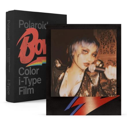 Polaroid színes i-Type David Bowie Edition film, fotópapír egyedi kerettel (8 lap)