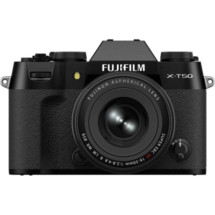 Fujifilm X-T50 kit (XF 16-50mm f/2.8-4.8) (fekete)