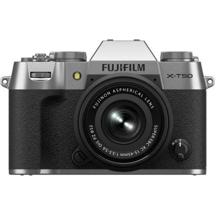 Fujifilm X-T50 kit (XF 15-45mm f/3.5-5.6) (ezüst)