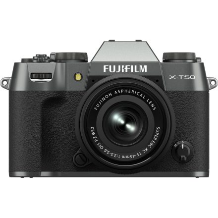 Fujifilm X-T50 kit (XF 15-45mm f/3.5-5.6) (szénszürke)