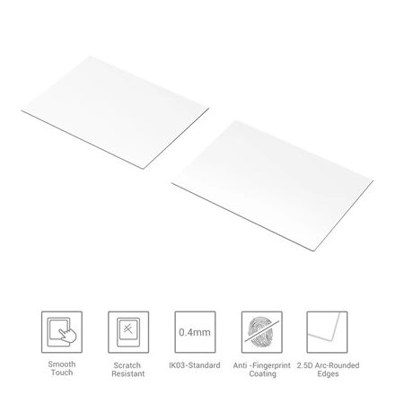 SmallRig Tempered Glass Screen Protector for Sony A7 A9 RX100 ZV1 Camera (2 pcs)