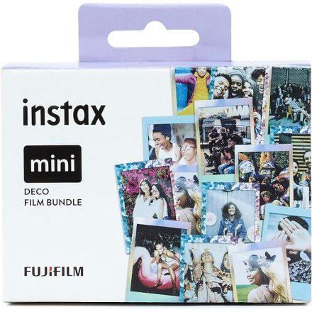 Fujifilm Instax Mini Glossy Deco fotópapír (Confetti, Mermaid Tail, Blue Frame) (3x10 lap)