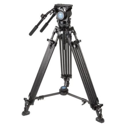 Sirui BCT-2203 broadcast 10x carbon tripod  BCH-20 fluid videófejjel