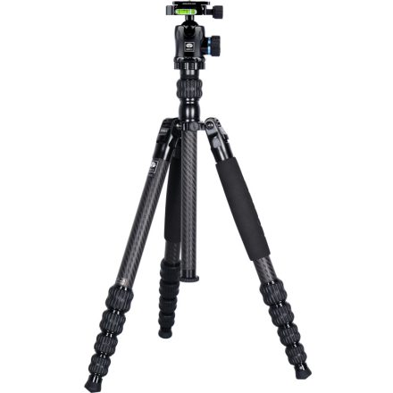 Sirui T-1205 carbon tripod beépített monopoddal és E-10 gömbfejjel