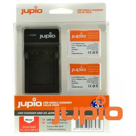 Jupio Canon NB-6L & USB Charger Kit (CCA1006)