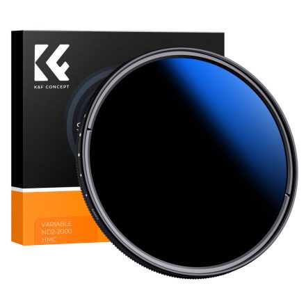 K&F Concept C Series Ultra-thin, VARIO ND 2-2000 változtatható szürkeszűrő (49mm)