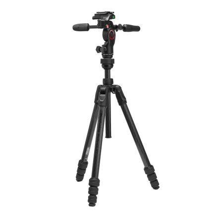 Manfrotto Befree GT karbon állvány tekerős zár + 3D live fotó/videó fej