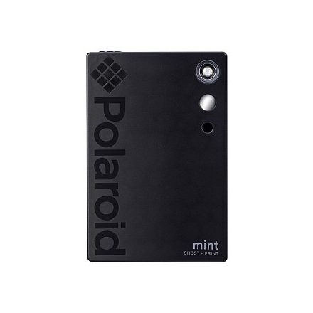 Polaroid Mint instant fényképezőgép, Mobilprinter, Andriod/IOS, 10 darab matricás fotópapír (fekete)